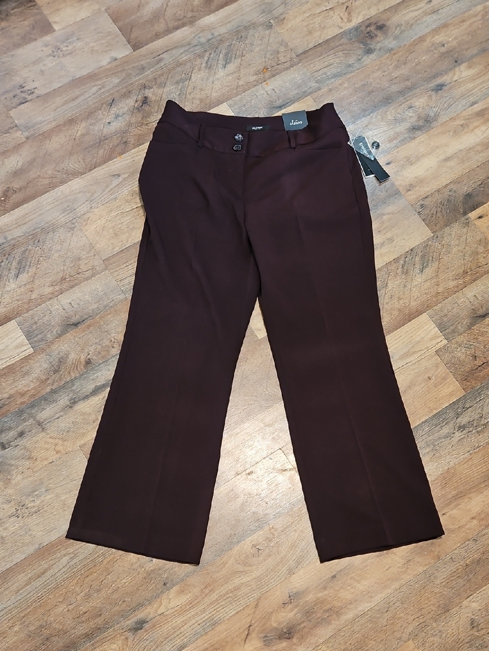 👖Alfani Women's Dark Burgundy Dress Pants